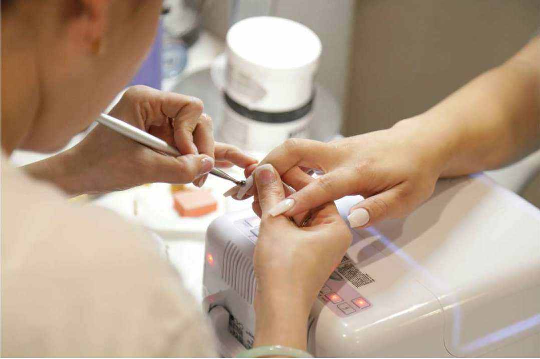 Classic manicure set-up